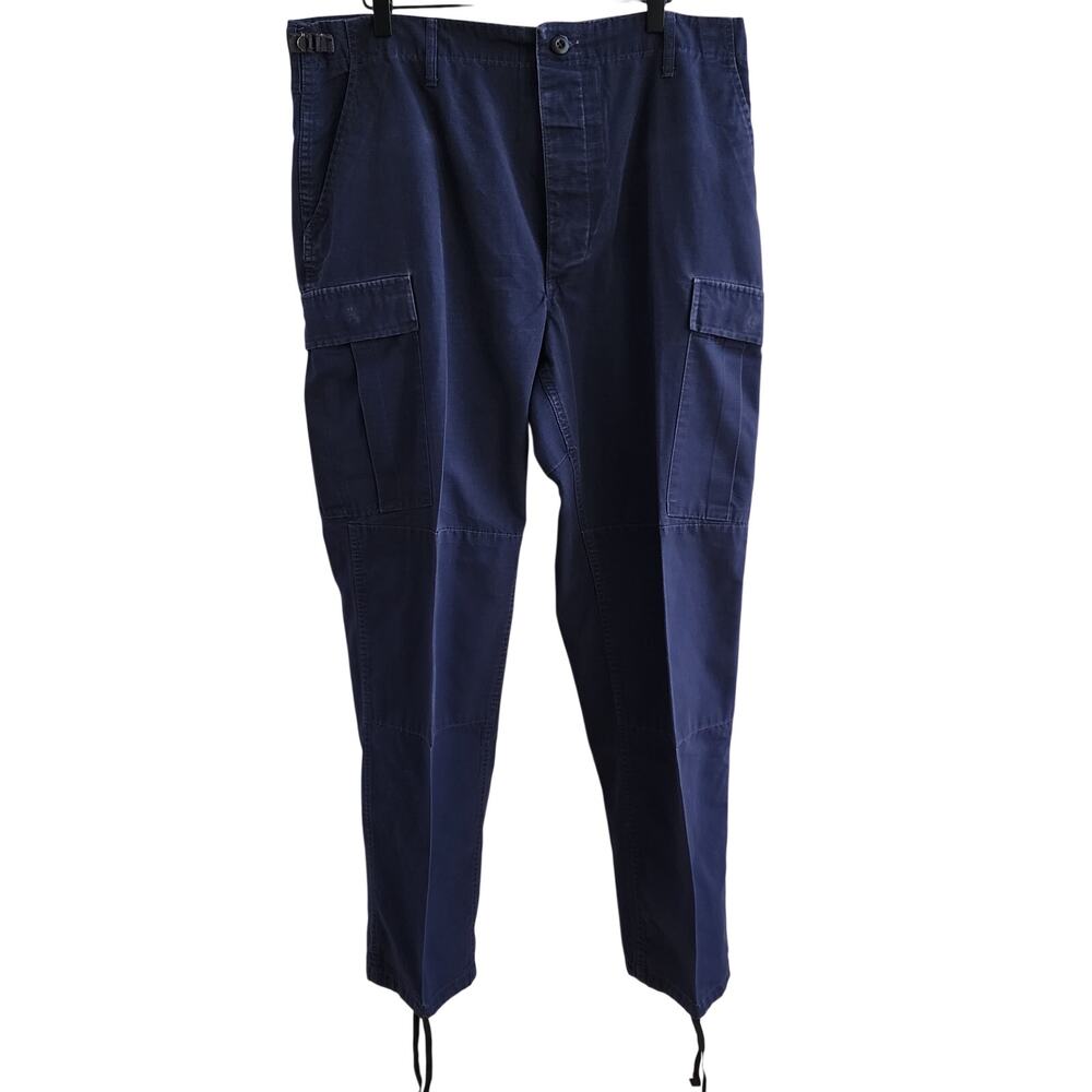 Propper Public Safety Navy Ripstop BDU Combat Cargo Pants Large Adj Waist